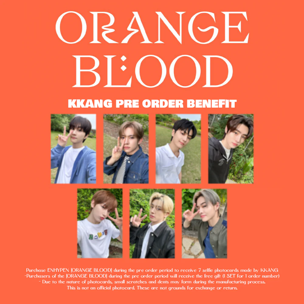 ENHYPEN ORANGE BLOOD Zip Album Download