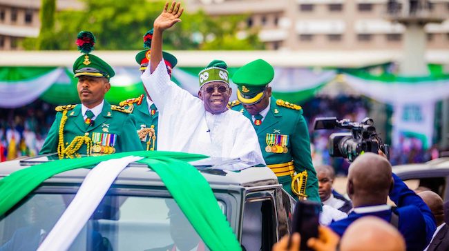 Mr. President stumbled during the June 12 Democracy Day celebration